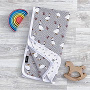 Двусторонний плед Mjolk Гуси 120х85 см