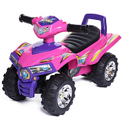 Детская каталка Baby Care Super ATV кожаное сиденье Розовый/Фиолетовый (Pink/Violet)
