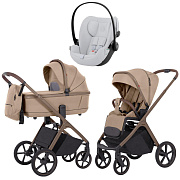 Коляска Carrello Vector CRL-6550 и автокресло Cybex Cloud G i-Size Fog Grey 3 в 1 Foam Beige
