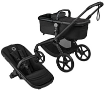 Коляска без капюшона Bugaboo Fox 5 Renew base 2 в 1 Black/Heritage Black