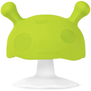 Прорезыватель Mombella Грибочек, силиконовый зелёный
