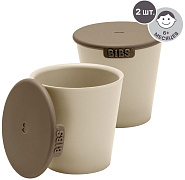 Набор стаканов Bibs с крышкой Cup Set, 2 шт. 4310245 Vanilla