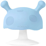 Прорезыватель Mombella Грибочек, силиконовый голубой