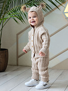 Костюм Little Star Рысёнок кофточка и штанишки 0080 бежевый лайт 56