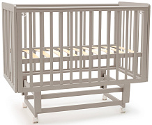 Детская кровать Agex Lira маятник продольный ALC552 Капучино