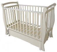 Детская кроватка Кедр Даниэла 1 (маятник универсальный,колесо) кашемир