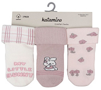 Носки Katamino с рисунком для девочки 3 пары 40128 K 10