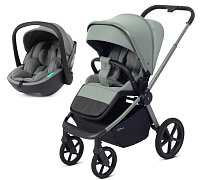 Детская прогулочная коляска Rant Flex Color с автокреслом Miro Olive Forest Green