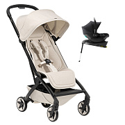 Прогулочная коляска Joolz Aer 2 и автокресло Baby-Safe Core Space Black и база Baby-Safe Core Calming Beige