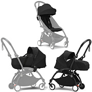 Коляска Stokke YOYO3 Newborn Shell - Newborn Pack рама чёрная Black 2 в 1 Black