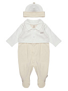 Комбинезон и шапочка НаследникЪ Выжанова Натуральный Кб1_Ш10-02009 ЧЗ 56