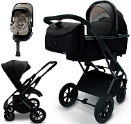 Коляска 4 в 1 Sweet Baby Ricci Air + автокресло Premier Plus Begie Black (Air)