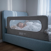Бортик защитный для кровати UNIX Kids 120 см серый