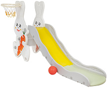 Горка Pituso Ушастик с баскетбольным кольцом White/Белый