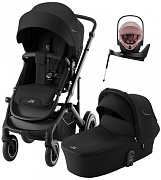Коляска 4 в 1 Britax Roemer Smile 5Z и автокресло Baby-Safe PRO Style Dusty Rose + Vario Base 5Z Space Black