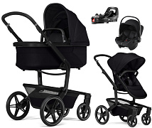 Детская коляска 4 в 1 Joolz Day 5 и автокресло Baby-Safe Core Space Black и база Vario Base 5Z без адаптеров Space Black