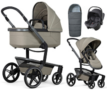 Детская коляска 3 в 1 Joolz Day 5 и автокресло Baby-Safe Core Midnight Grey2 + конверт в подарок Sage green
