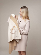 Плед НаследникЪ Выжанова Лошадка р. 95х95 НВ-МТ-012 натуральный