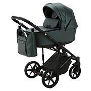 Детская коляска Adamex Zico Deluxe 2 в 1 Z-SM15 Т.ЗЕЛ. КОЖА