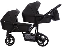 Детская коляска для двойни Bebetto 42 Pro 2 в 1 24 черный