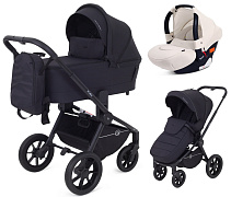 Детская коляска Rant Flex 3 в 1 RA076 с автокреслом Cruise Beige Black