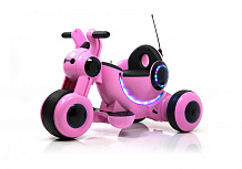 Детский электромотоцикл RiverToys Мoto HL300 розовый
