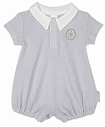 Комбинезон-песочник НаследникЪ Выжанова Серо-голубой 02007-11004 ЧЗ голубой 62