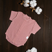 Боди Vikalex Ажур пудра короткий рукав 56