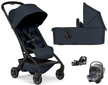 Коляска 2 в 1 Joolz Aer 2 и автокресло Baby-Safe Core Frost Grey и база Vario Base 5Z Dark navy blue