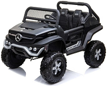 Детский электромобиль RiverToys Mercedes-Benz Unimog Concept P555BP Черный глянец