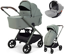 Детская коляска Rant Aventa 3 в 1 с автокреслом Cruise Grey Olive