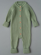 Комбинезон вязаный Little Star Лапша 0001 (ЧЗ-нк) серо-зеленый 62