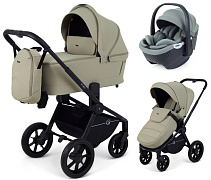 Детская коляска Rant Flex 3 в 1 RA076 с автокреслом Aster Zero Olive Light Green