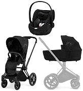 Коляска 3 в 1 Cybex Priam IV Cloud T i-Size Fashion Collections La Parisienne
