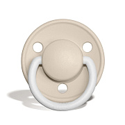 Пустышка силиконовая ночная Bibs De Lux Glow, 0+ 1010257 Vanilla