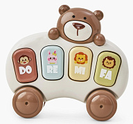 Игрушка медвежонок пианино Happy baby Teddy Melody 331979 beige