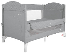 Манеж-кровать Indigo Bon-Bon 2 уровень светло-серый