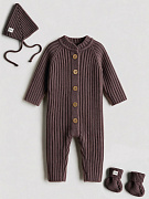Комплект Mimibaby 3в1 лапша (меринос) кофейный 56