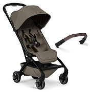 Детская прогулочная коляска Joolz Aer 2 с бампером Hazel Brown/Mid Brown Carbon