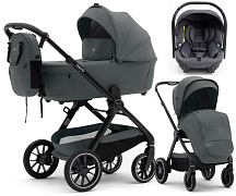 Коляска Agex Prima Pro 3 в 1 с автокреслом i-Team Grey APP633 Grey (Серый)