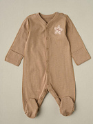 Комбинезон на кнопках Little Star Звездочка Little Star 30032 (ЧЗ-мз) тёмно-бежевый 56