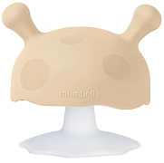 Прорезыватель Mombella Грибочек, силиконовый бежевый