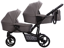 Детская коляска для двойни Bebetto 42 2 в 1 24 серый