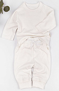 Комплект AmaroBaby Fashion кофточка и штанишки молочный 68
