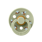 Пустышка латексная Bibs Studio Colour - Bumblebee Friends, 0+ 10024250 Sage
