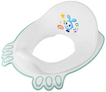 Накладка на унитаз Малышарики с декором 431336809 зеленый