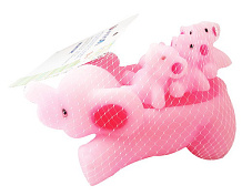 Игрушка для купания Uviton Слоненок с пищалкой розовый