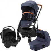 Детская коляска Britax Roemer Strider M Baby-safe 3 в 1 Navy Ink/Space Black