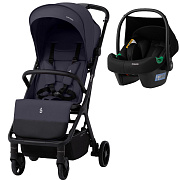 Прогулочная коляска Sweet Baby Aura Basic SBL + автокресло Elegante Plus Grey