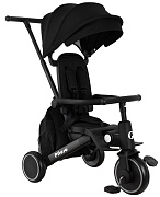 Велосипед трехколесный Pituso Leve Pro складной, с сумкой Black/Черный